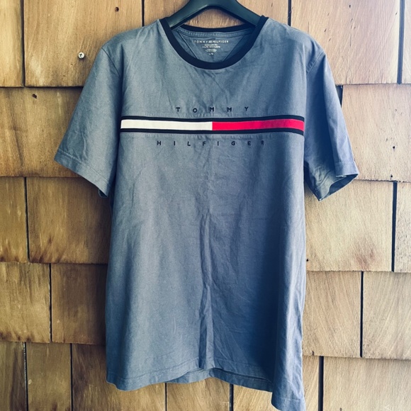 Tommy Hilfiger Embroidered Heritage Logo Hoodie And Flag Logo T-shirt Set Large - Picture 11 of 16